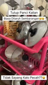 RAK GANTUNG TUTUP PANCI WARNA HITAM BAHAN BESI TEBAL HARGA MURAH BARANG BERKUALITAS TERLARIS PROMO DISKON