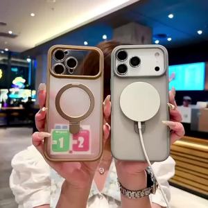 Luxury Magnetic Lens Protector Phone Case For Samsung Galaxy S26 Ultra S25 Plus S24 S26Ultra S25Ultra Shockproof Cover Funda