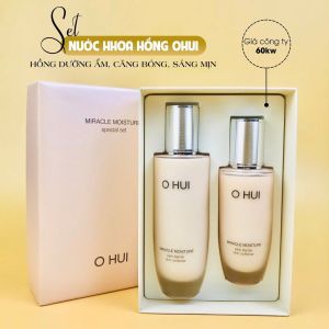 Nước Hoa Hồng Ohui Hồng Cấp Ẩn Dưỡng Trắng Hồng Mịn Màng Căng Bóng Trẻ Hóa Da 150ML+100ML