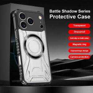 For Magsafe Magnetic Case for iPhone 17 Pro Max Air 11 12 13 14 15 16 Pro Max Cover Shockproof Anti-slip Soft Clear Back Shell