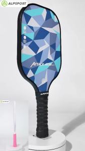 ALPSPORT | ALPSPORT ICE Carbon Fiber USAPA Certified Ultralight Pickleball Racquet for Beginners Comes with Authentic Ball