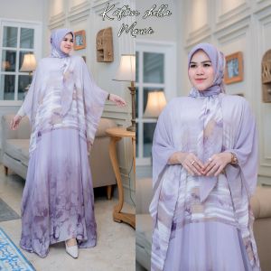 KAFTAN SHELLA PREMIUM VIRAL KAFTAN SET HIJAB TERLARIS KAFTAN RAYA KEKINIAN