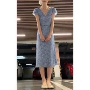 cenzcci | Đầm Dây Hoa Eo Thon Đẹp V-Neck