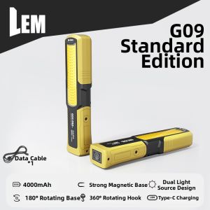 LEM | Magnetic Super Bright Rechargeable Lithium Battery Work Light