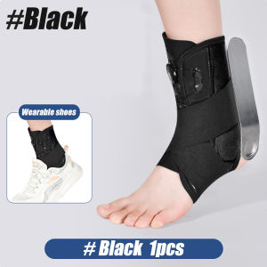 1PCS Semi-Rigid Ankle Support Brace with Adjustable Knob Strong Ankle Stabilizer for Injury Prevention Rehabilitation