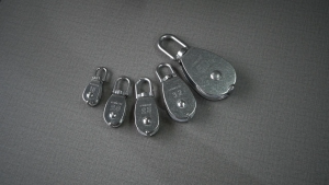 Taffware Katrol Kerekan Mini Serbaguna Swivel Pulley Stainless Steel - Silver