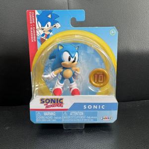 Sonic The Hedgehog 30th Anniversary SONIC 2.5" w/Coin Action Figure Jakks New