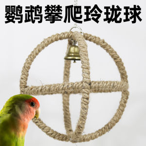 Parrot Toys Diet Balls Swing Ring Climbing Net Bite Molar Training Props Xuanfeng Tiger Skin Bird Cage Special