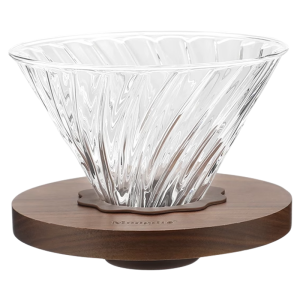 MONGDIO | Hand Pour Coffee Sharing Pot Glass Coffee Filter Cup V60 Filter Cup