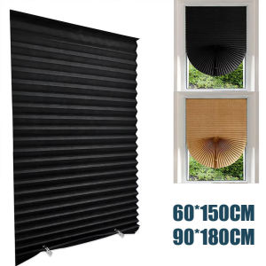 Self-Adhesive Pleated Blind & High Shading Non-Woven Window Shade: Bathroom, Kitchen & Balcony Solutions
