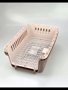 Pet Travel Cage Dog Cage cat crates airline approved pet cage Included feeder bowl pet carrier