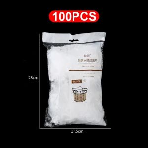 100-1200PCS Kitchen Sink Strainer Mesh Bags Disposable Anti-Clogging Sink Net Filter Bag for Collecting Food Scraps Leftover