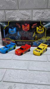 CWVS 3 PCS SET TRANSFORMERS ROBOT FIGURE TOY FOR KIDS