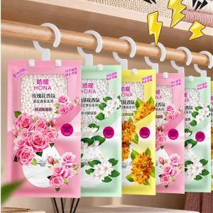 10Pcs Moisture Absorber Hanging Drying Bag / Clothes Wardrobe Dehumidifier Scented / Home Closet Desiccant / Moisture Absorption