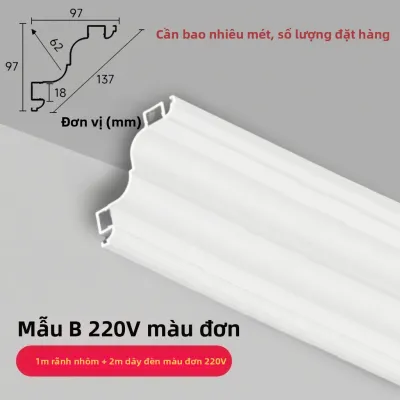 PAIMIJI | Đèn Led Giả Thạch Cao Treo Trần Không Cần Giá Đỡ