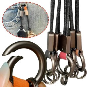 Minimalist Car Keychain Portable Key Organizer Zinc Alloy Metal Keyring Lightweight Key Chain Holder for Men Women Accessories