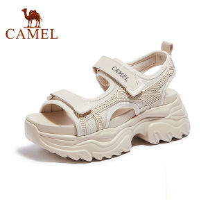 Cameljeans Womens Shoes Summer New Thick-soled Beach Sandals