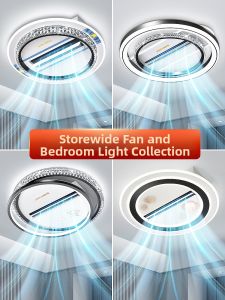 OSIZA | Bladeless Fan and Light Integrated Ceiling Light Ultra-thin Modern Style For Living Room and Bedroom