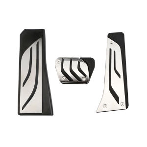 Bộ Bàn Đạp Xe BMW M 5 Series F10 F11 - Ốp Phanh Bằng Thép Không Gỉ Và Miếng Đệm Bàn Đạp Tự Động Cho 523i 528i 530i 535i 550i AT MT