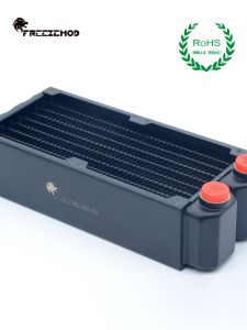 Freezemod Computer Water-Cooled 45mm Water-Cooled Double-Layer Copper Heat Sink 2 80 Fan Bit TSRP-H160