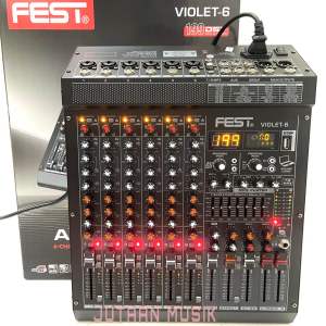 mixer fest violet6 original bluetooth 199 dsp mixer 8 channel Fest Violet 6
