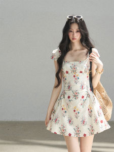 SHAOYEYAN | Chân Váy Organza In Hoa Pháp