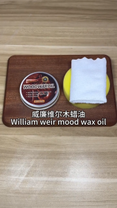 80g/200g Wood wax oil mahogany solid wood furniture solid oily wood maintenance oil wooden floor renovation beeswax waterproof anti-corrosion