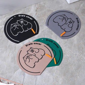 Silicone Floor Drain Trap Cover Traps Drains Toilet Drain Hole Cover Hair Catcher Silicon Shower Floor Drain Stopper Drainage Floor Hole Cover Trap Anti Odour