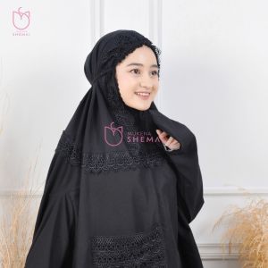 MUKENA AISYAH DEWASA STELAN BERLENGAN BERSAKU