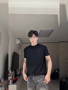 Sorona Small Collar Straight Shoulder T-shirt