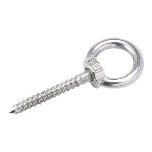 POWER&STRONG | Round Ring Self-Tapping Screw with Hook and Self-Drilling Eyelet Wood Screw