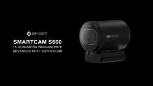 EMEET S600 4K Streaming Webcam with 4K 30fps 1080P 60fps Fast Autofocus Auto Light Correction Dual Noise-Cancelling Mics Adjustable 40°-73° FoV Plug-and-Play USB for Streaming Home Office Video Conferencing & Online Classes