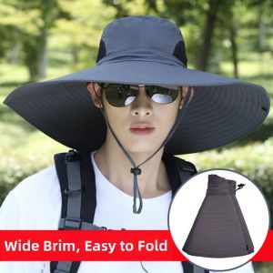 Large Brim Sun Protection Hat for Men Outdoor