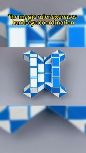 48/72 Full Set of Versatile Magic Rulers for Children's Puzzle Early Education Kindergarten Mini Gift Toys