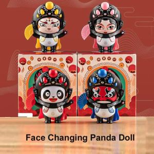 ตุ๊กตาเสฉวนเปลี่ยนหน้าใบหน้าเปลี่ยนเสฉวนโอเปร่าเปลี่ยนใบหน้าตุ๊กตา