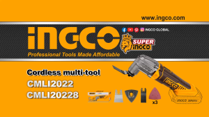 INGCO 20V LI-ION MULTI TOOL | OSCILLATING | CMLI20228 CMLI2022