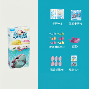 Yaofish | Trò Chơi Board Game Giáo Dục Đua Xe Nhiều Người Chơi Shark Escape Cho Trẻ Em Từ 8 Tuổi