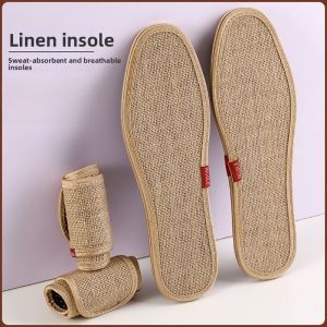 XIANZHAO | Ultra-Thin Linen Anti-Odor Shoe Inserts Mens Summer Sweat-Absorbent Breathable Deodorant Special For Sweaty Feet