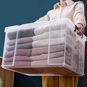 ZHIZHOU | Transparent Reinforced Storage Box Thickened Right Angle