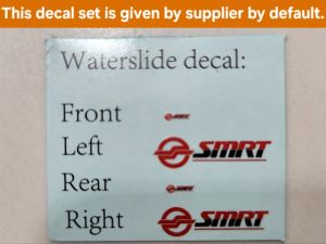 1:110 scale Singapore Pixel Man A22 bus model service 980