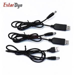 Estardyn USB 5V to 9V/12V DC-DC Step Up Boost Cable 5.5x2.1mm DC Plug Power Cord for Router Camera LED Strip DIY