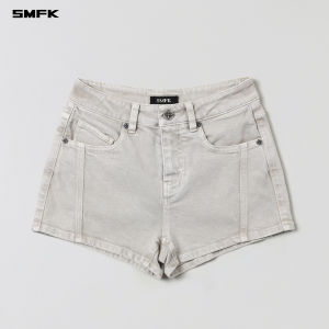 SMFK | Elastic Retro Denim Shorts