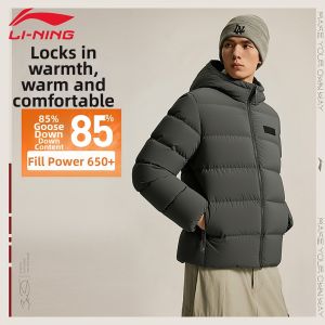 Li-Ning | Insulated Down Jacket for Men Hooded Short Sport