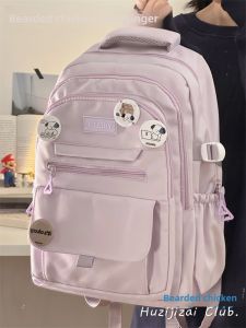 Good-looking Minimalist All-Match Student Bag Womens Japanese Style Ins Junior and Middle School Students Large Capacity Backpack Computer Backpack