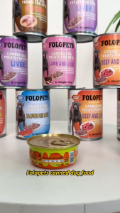 [จัดส่งฟรี] FOLOPETS อาหารสุนัขกระป๋อง 430g อาหารสุนัขเปียกออร์แกนิกธรรมชาติบริสุทธิ์ (9 รสชาติ)