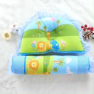 AW004 หมอนเด็ก 🎁หมอนหัวทุย หมอนข้างเด็ก หมอนเด็กผ้าฝ้ายใยสังเคราห์ ชุดหมอนหลุม+หมอนข้าง นุ่มสบาย👶