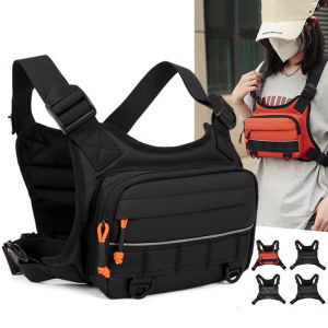 Front Chest Bag Camping Vest Backpack for Men Women Running Tactical Pack Sports Outdoor Cycling Running fishing Travel Rig Bag