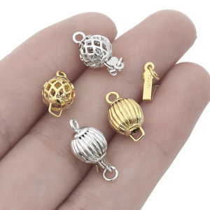 1Set 14K Gold Color Brass Bracelet Necklace Connector Clasp For Jewelry Making Supplies DIY Findings Accessories