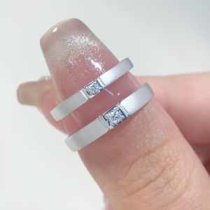 LAZO DIAMOND Lovelit Promises Bright-cut Diamond Wedding Bands in 375/9K White Gold