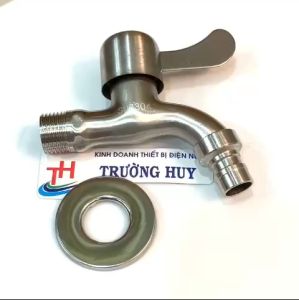 - Vòi nước vòi hồ tay gạt Inox SUS 304 cao cấp vòi nước xả siêu mạnh nhanh chóng với phi 21 dễ dàng lắp đặt